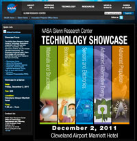 NASA Glenn 2011 Technology Showcase website